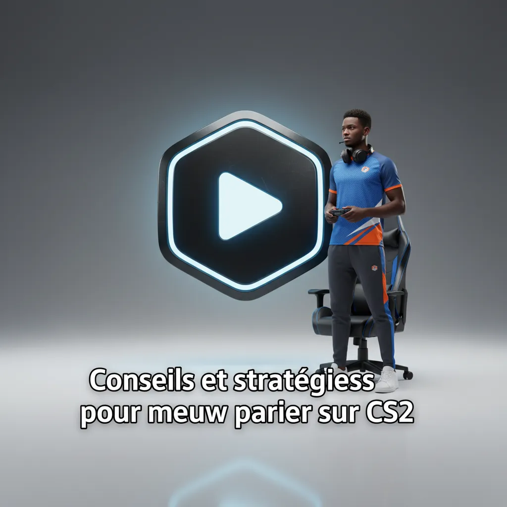 Infographie de conseils pour parier sur CS2: bankroll, cartes, rosters, cotes, historique perso, paris en direct raisonné.
